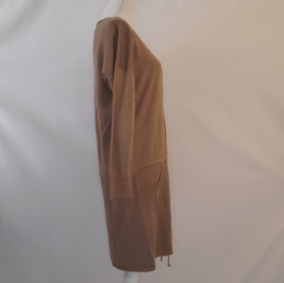Calvin Klein tan long sleeve sweater dress M - Picture 2 of 6